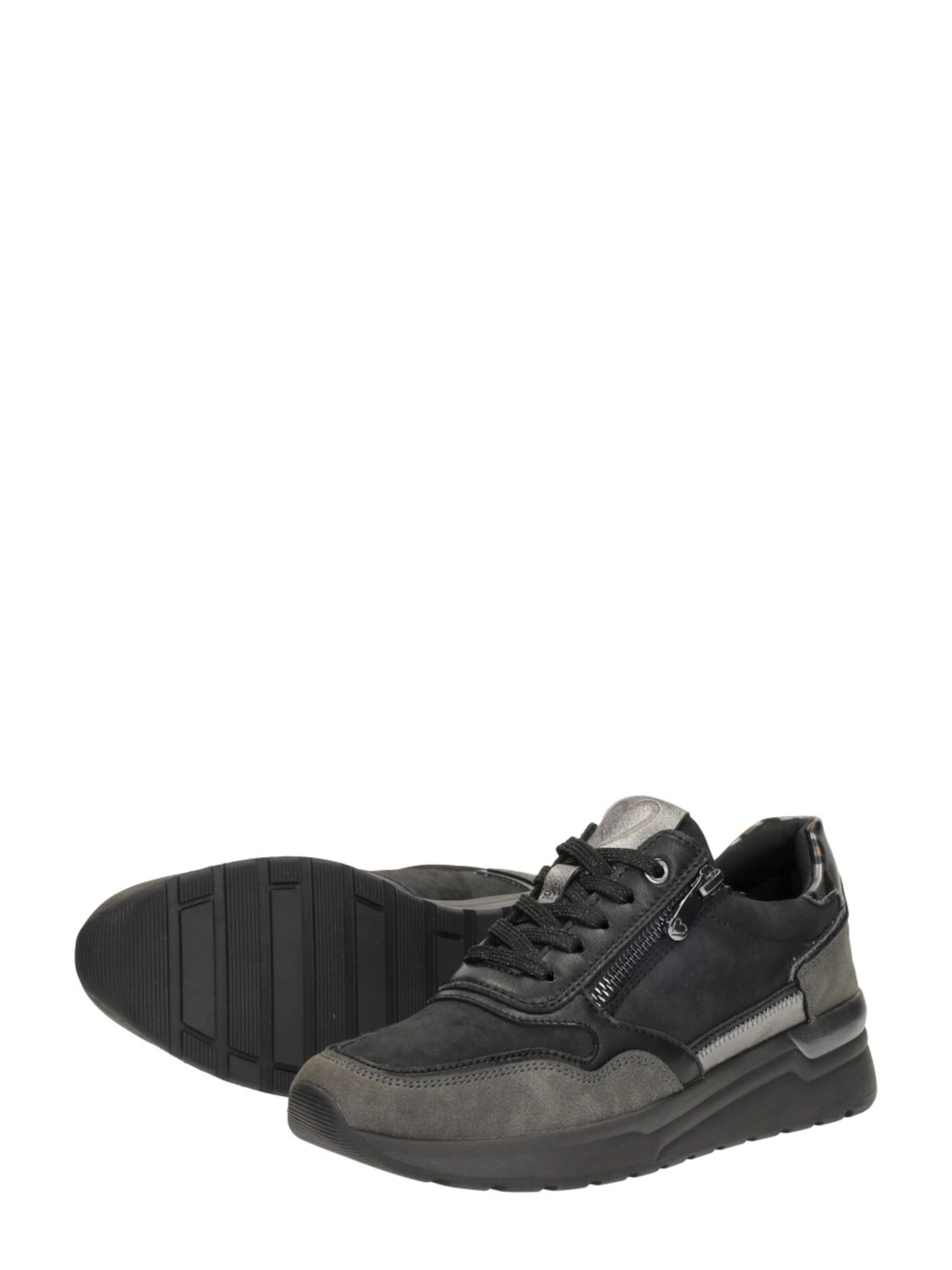 MARCO TOZZI Sneakers laag 'Sneakers Laag' in Zwart