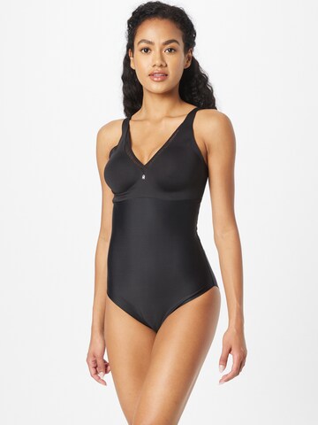 TRIUMPH Shaping Bodysuit 'True Shape Sensation' in Black: front