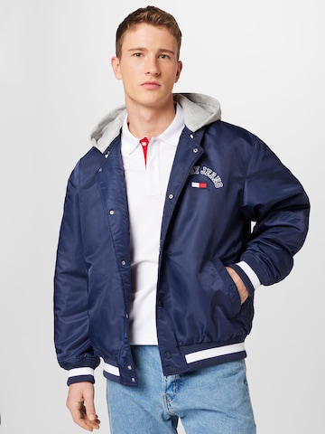 TOMMY HILFIGER Prehodna jakna | modra barva: sprednja stran