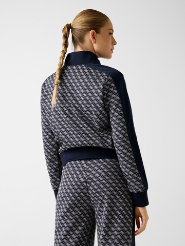 GUESS Zip-Up Hoodie in Blue