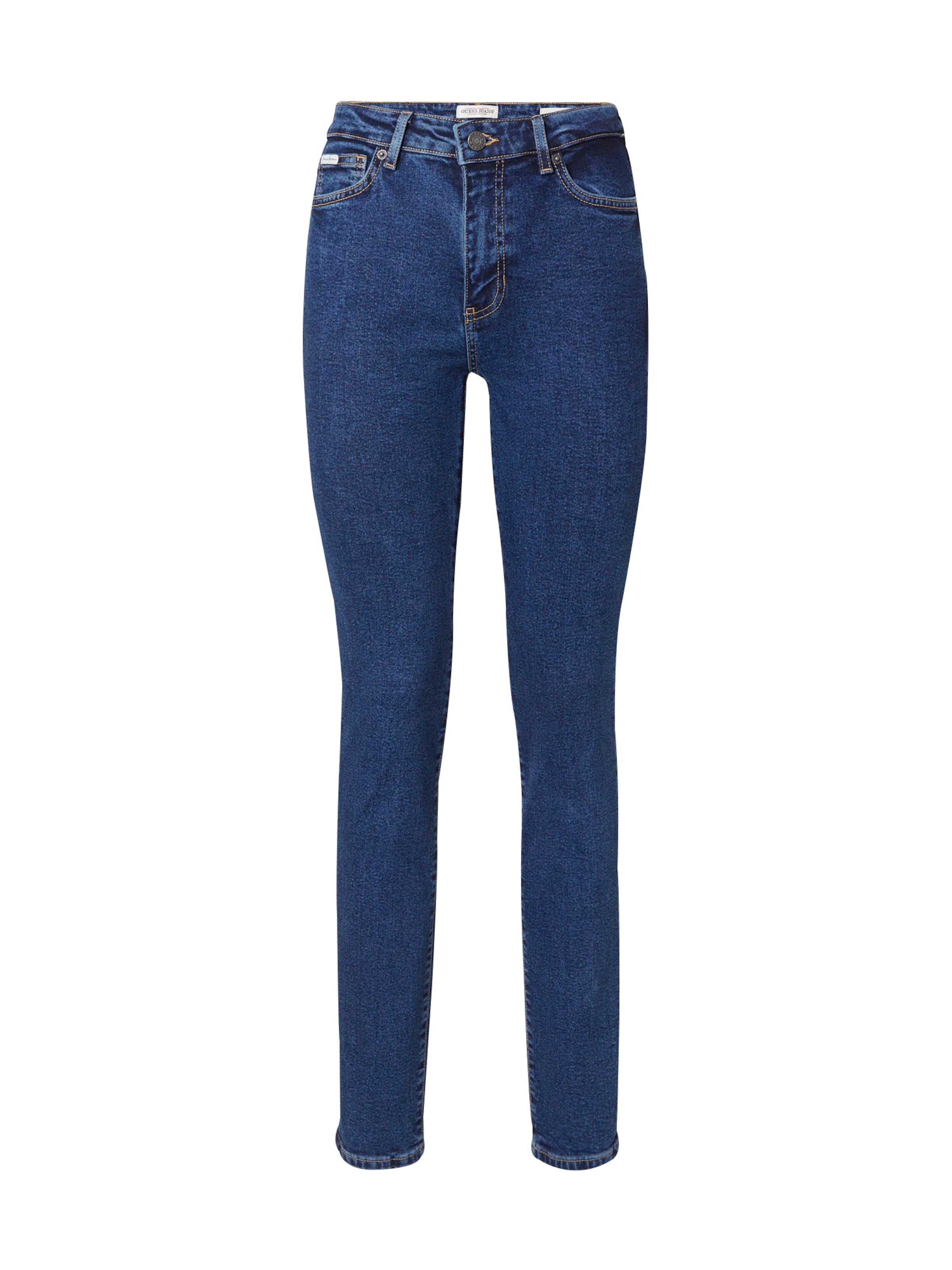 Skinny Jeans de la GUESS JEANS pe albastru: față