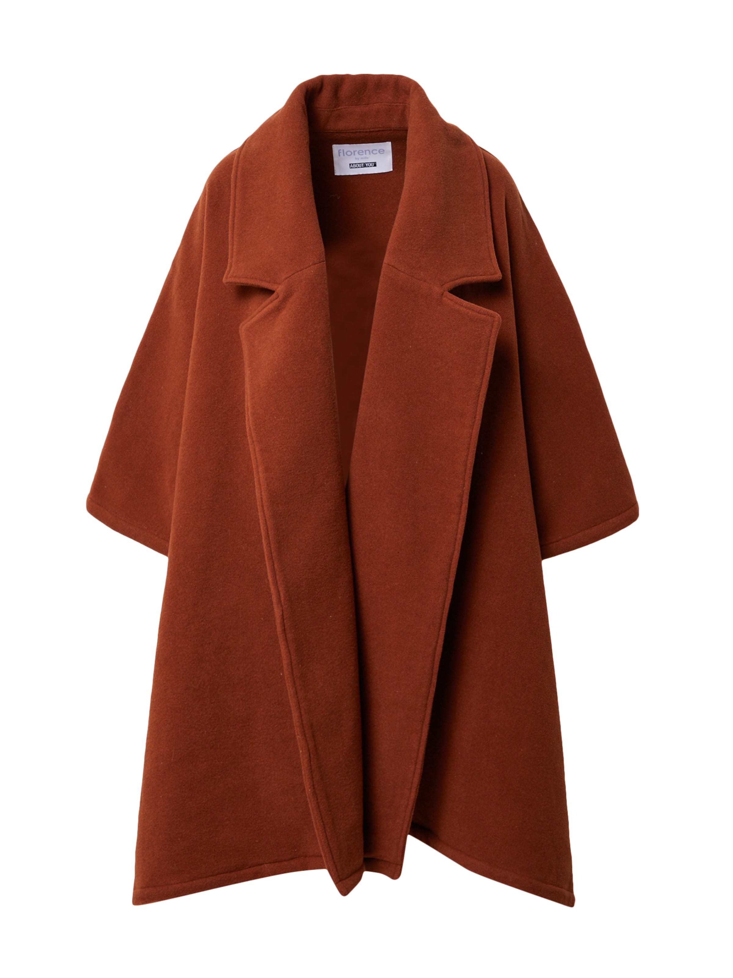 florence by mills exclusive for ABOUT YOU Between-seasons coat 'Hazel' in Brown: front
