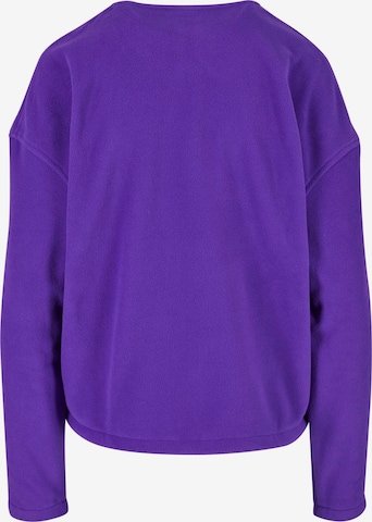 Urban Classics Fleece jacket in Purple