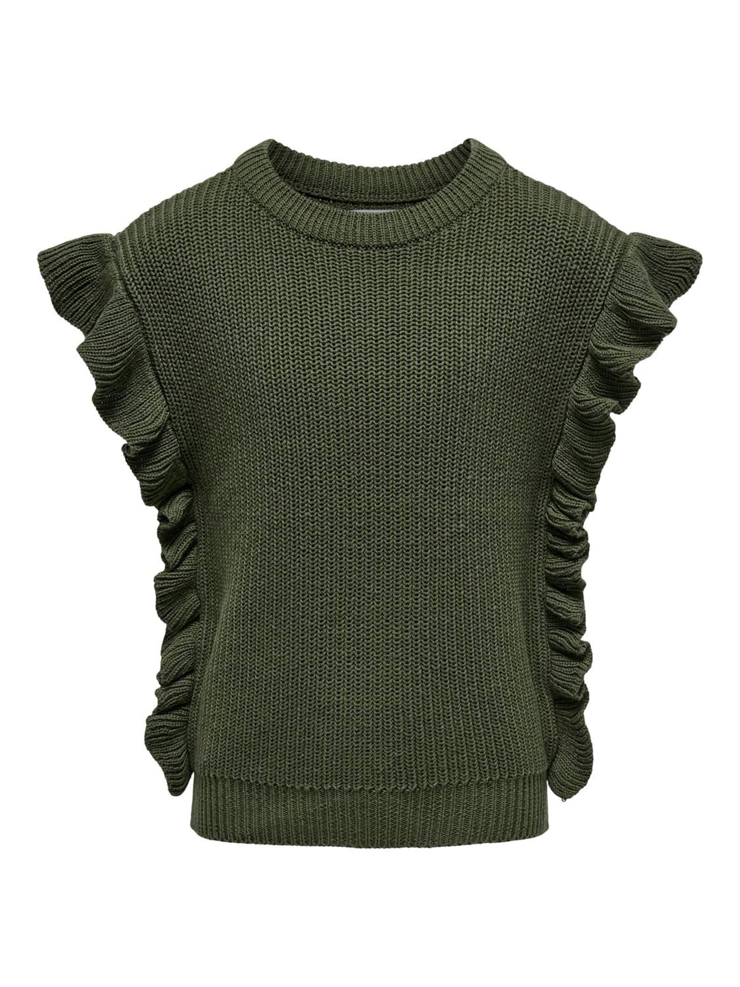 ONLY Sweater 'Gitta' in Green: front