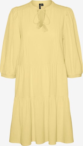 VERO MODA - Vestido 'PRETTY' em amarelo: frente