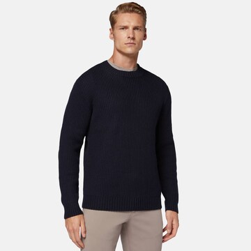 Pull-over Boggi Milano en bleu : devant