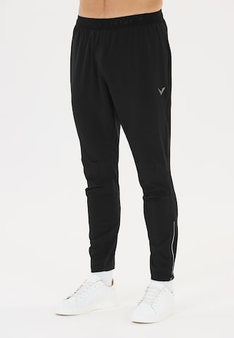 Virtus Tapered Workout Pants 'Michi' in Black: front