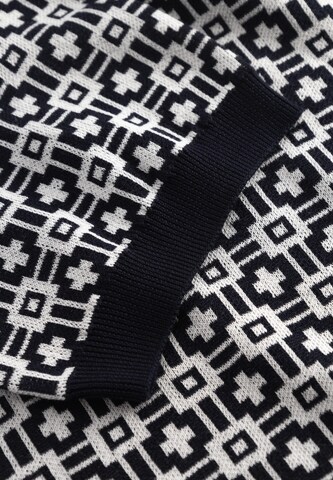 STRELLSON Strick-Poloshirt ' Adrian ' in Schwarz