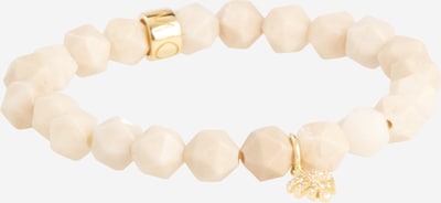 MOSUO JEWELLERY Armband in creme / gold, Produktansicht