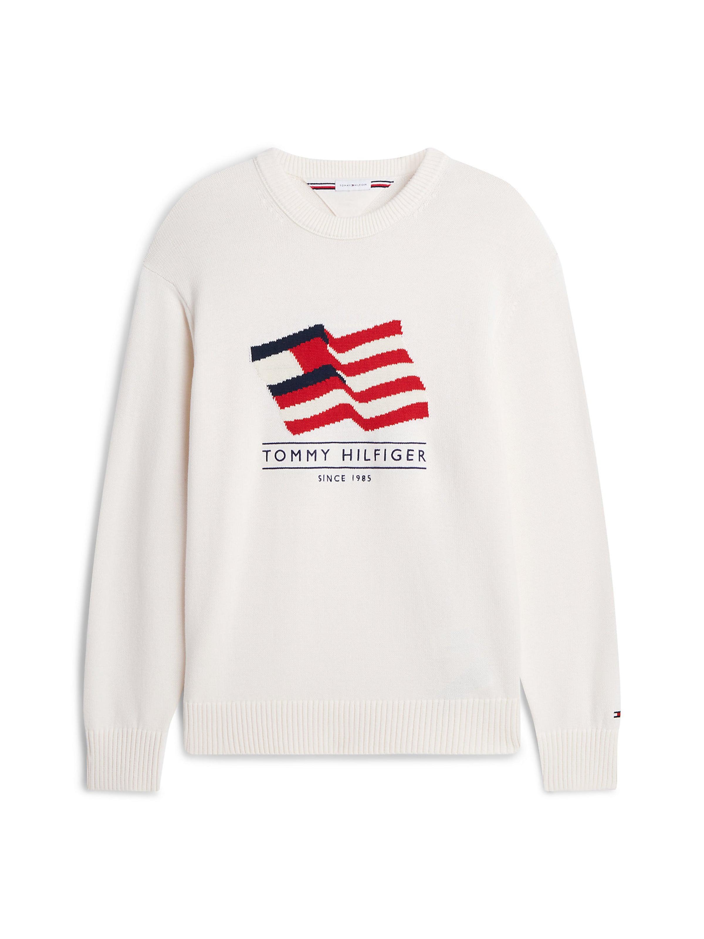 TOMMY HILFIGER Trui in Beige: voorkant