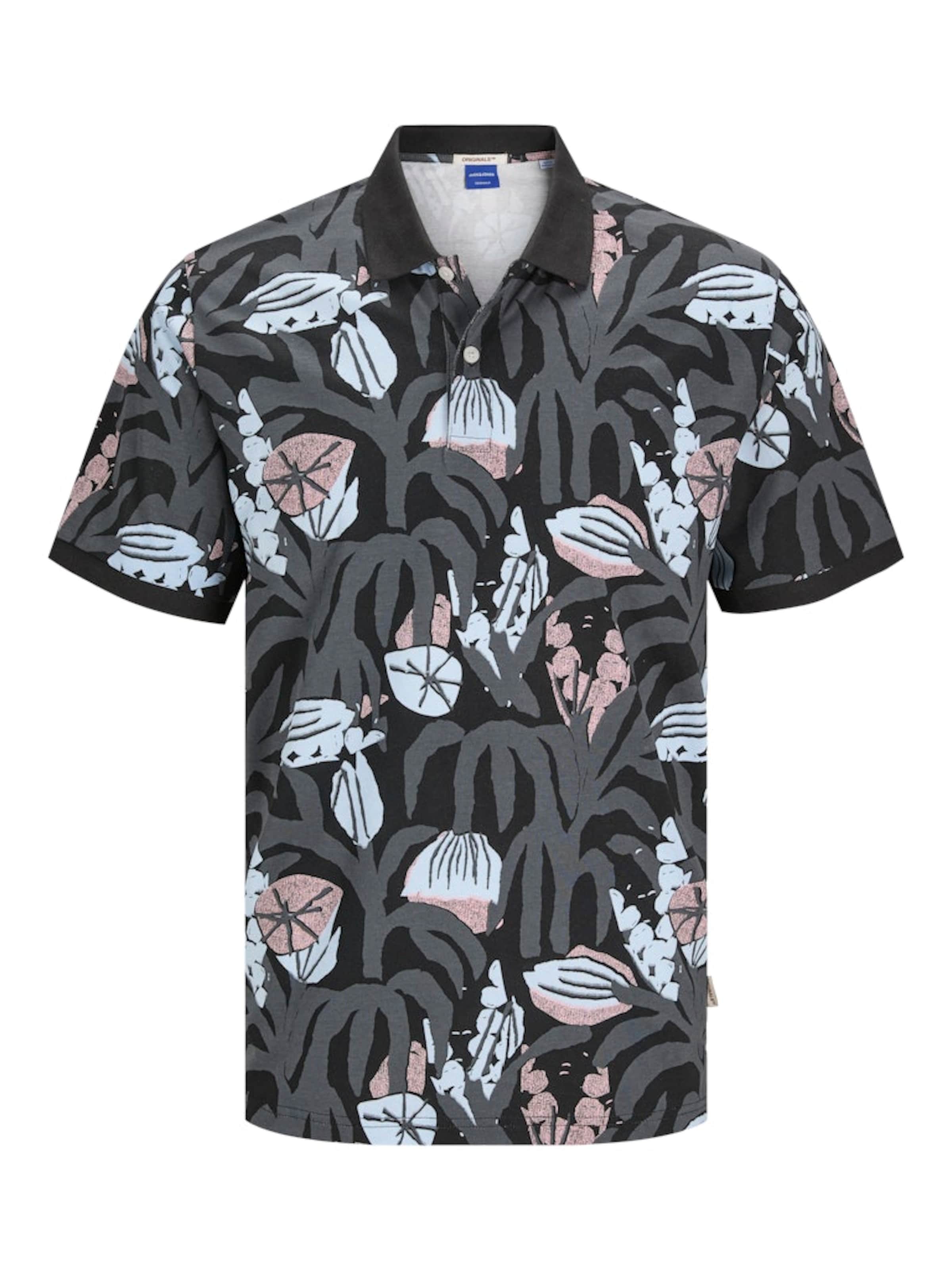 JACK & JONES Tričko 'JORAlmeria' – černá: přední strana