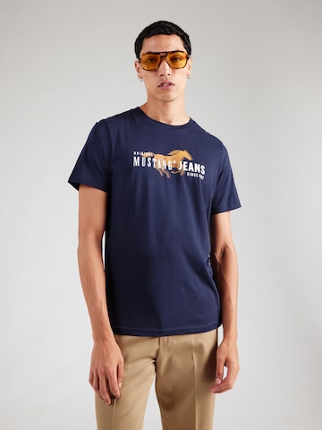 MUSTANG Shirt 'AUSTIN' in Blue: front