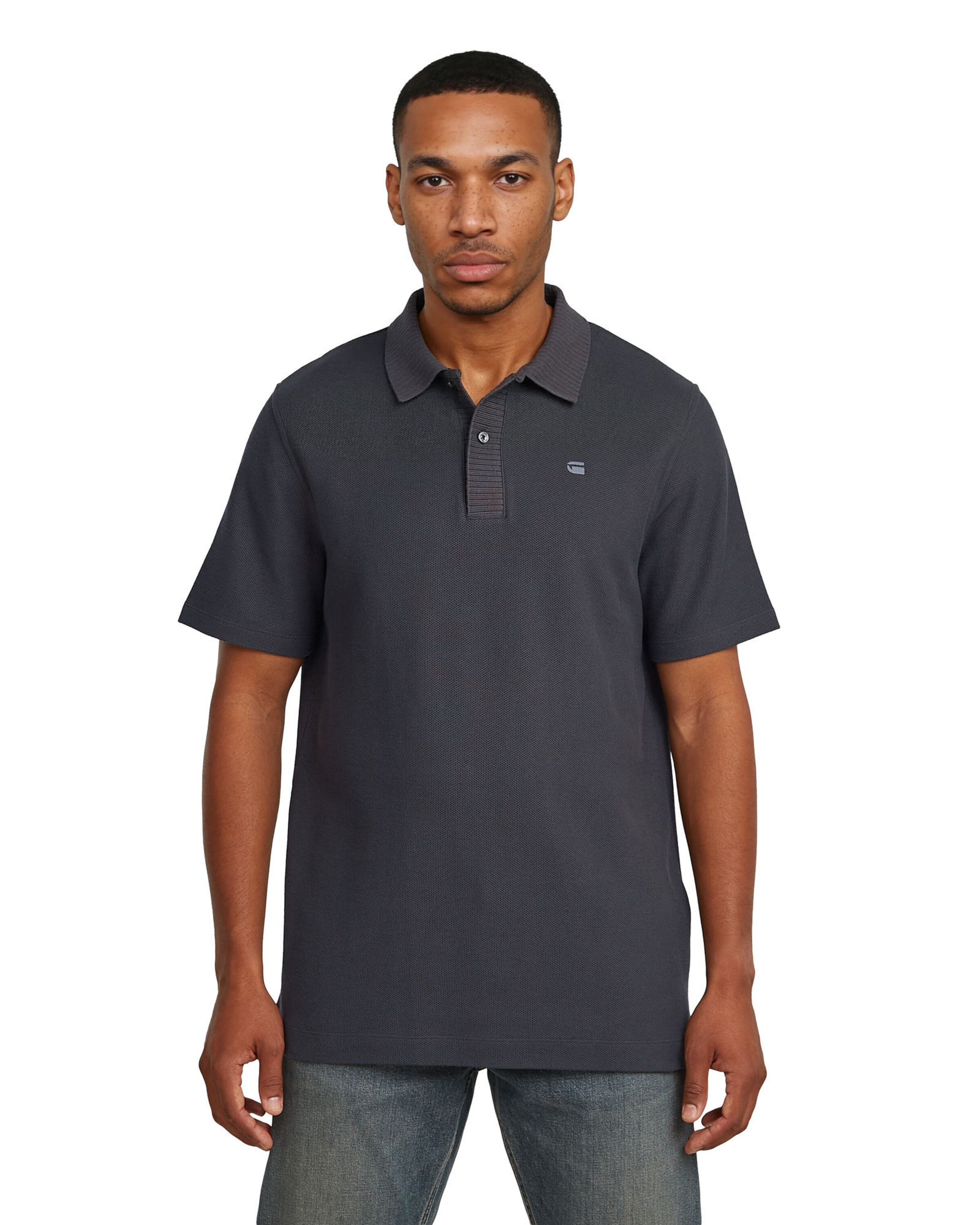 G-STAR Poloshirt in Grau: Vorderseite