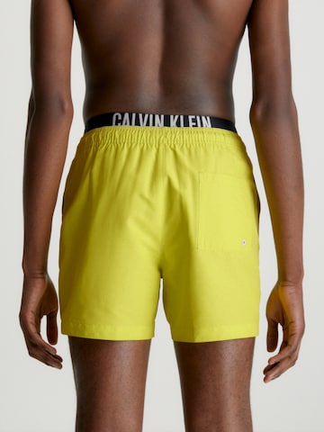 Calvin Klein Swimwear Plavecké šortky - Žltá