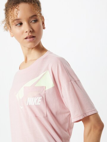 NIKE Funkční tričko – pink