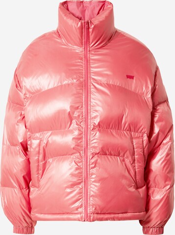 LEVI'S ® Tussenjas 'Retro Puffer' in Roze: voorkant