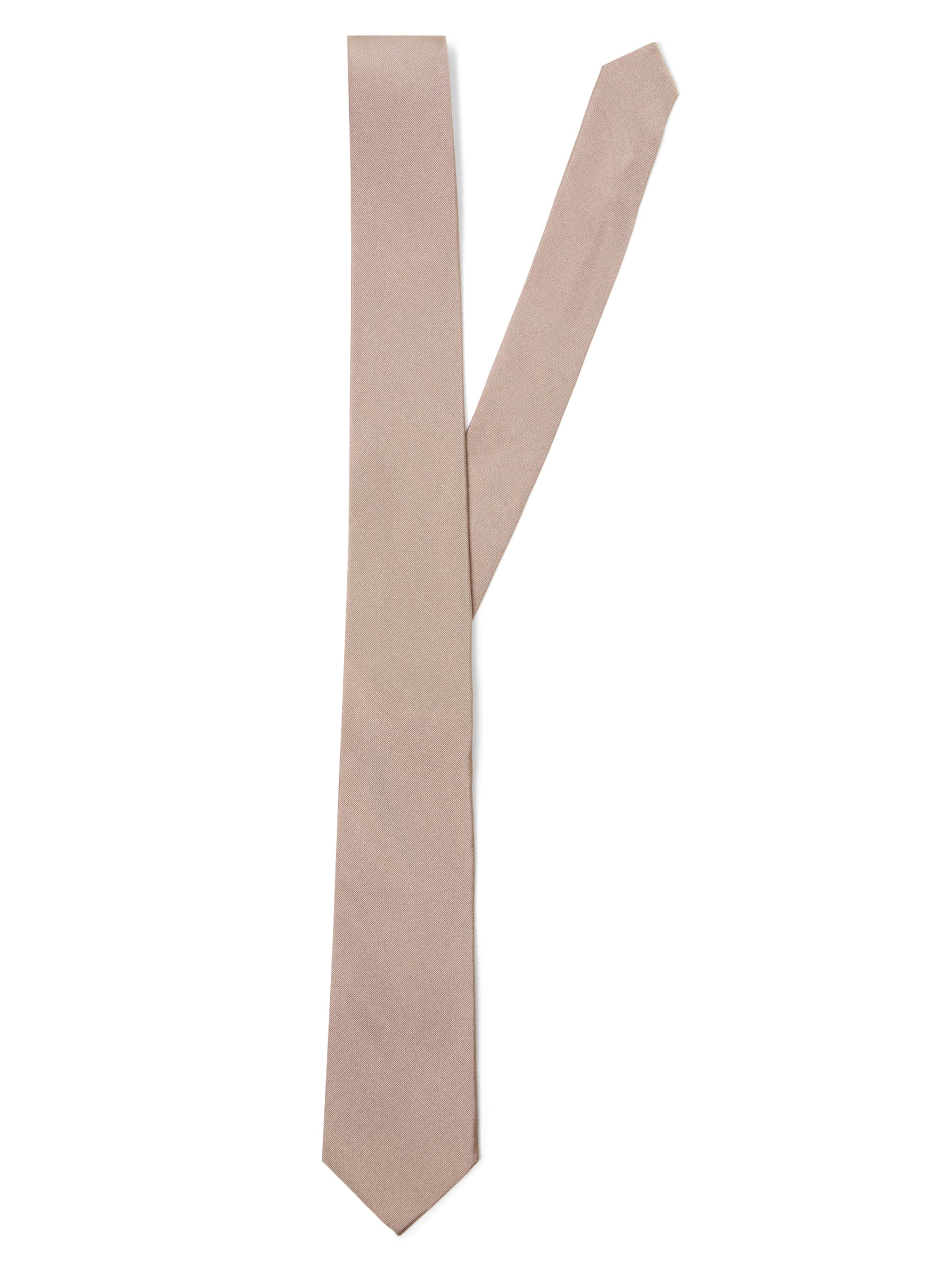 Andrew James Tie in One Size in Taupe, Item view
