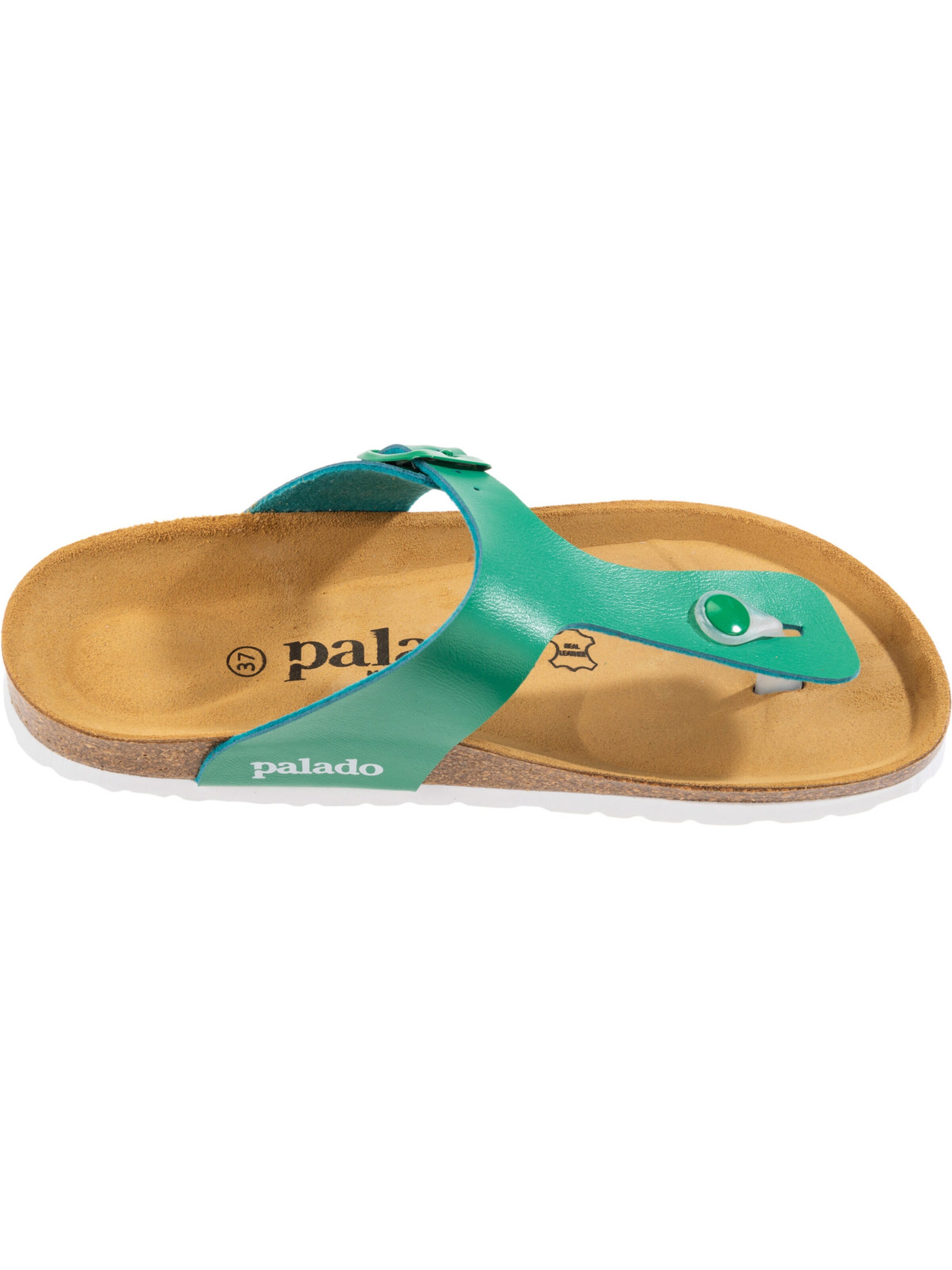 Palado T-bar sandals 'Palado Kos Matt' in Green
