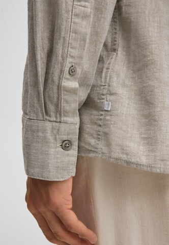 STRELLSON Comfort fit Button Up Shirt in Grey