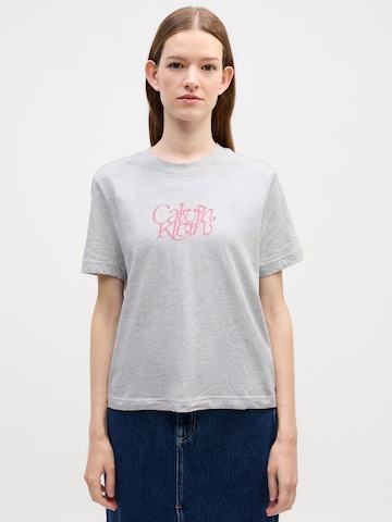 Calvin Klein Jeans Футболка в Серый: спереди