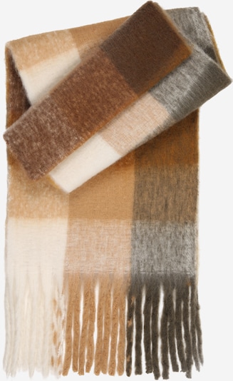 ABOUT YOU Šál - hnedá / biela ako vlna, Produkt