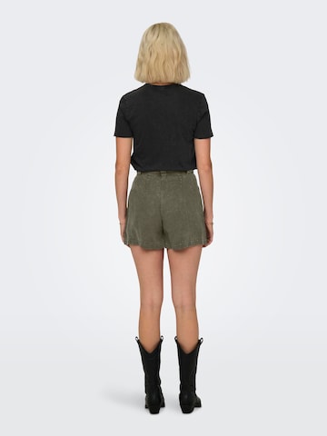 ONLY Loosefit Shorts 'KENYA' in Grün