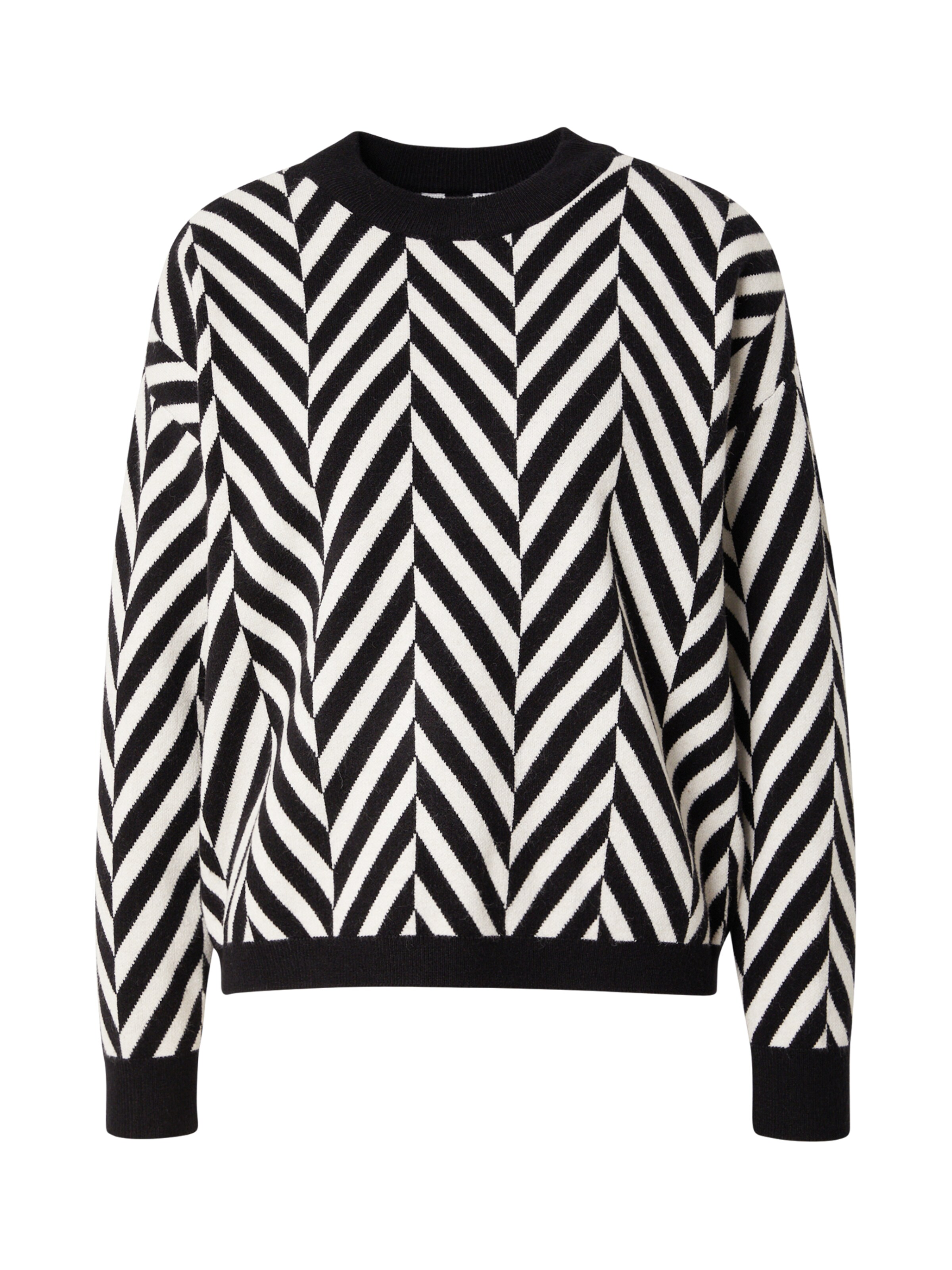 juoda OBJECT Megztinis 'Ray': priekis