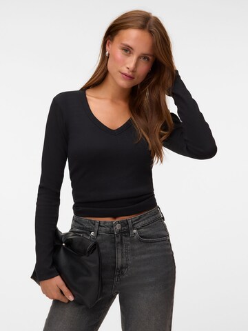 VERO MODA Shirt 'VMCHLOE' in Zwart: voorkant