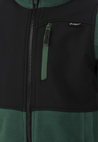 ZigZag Fleece jas 'Carson' in Groen