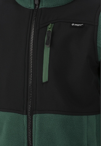 ZigZag Fleece Jacket 'Carson' in Green