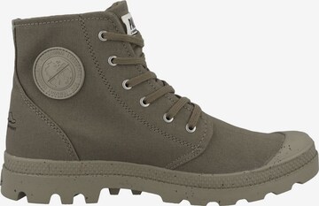 Palladium Lace-Up Ankle Boots 'Pampa' in Green