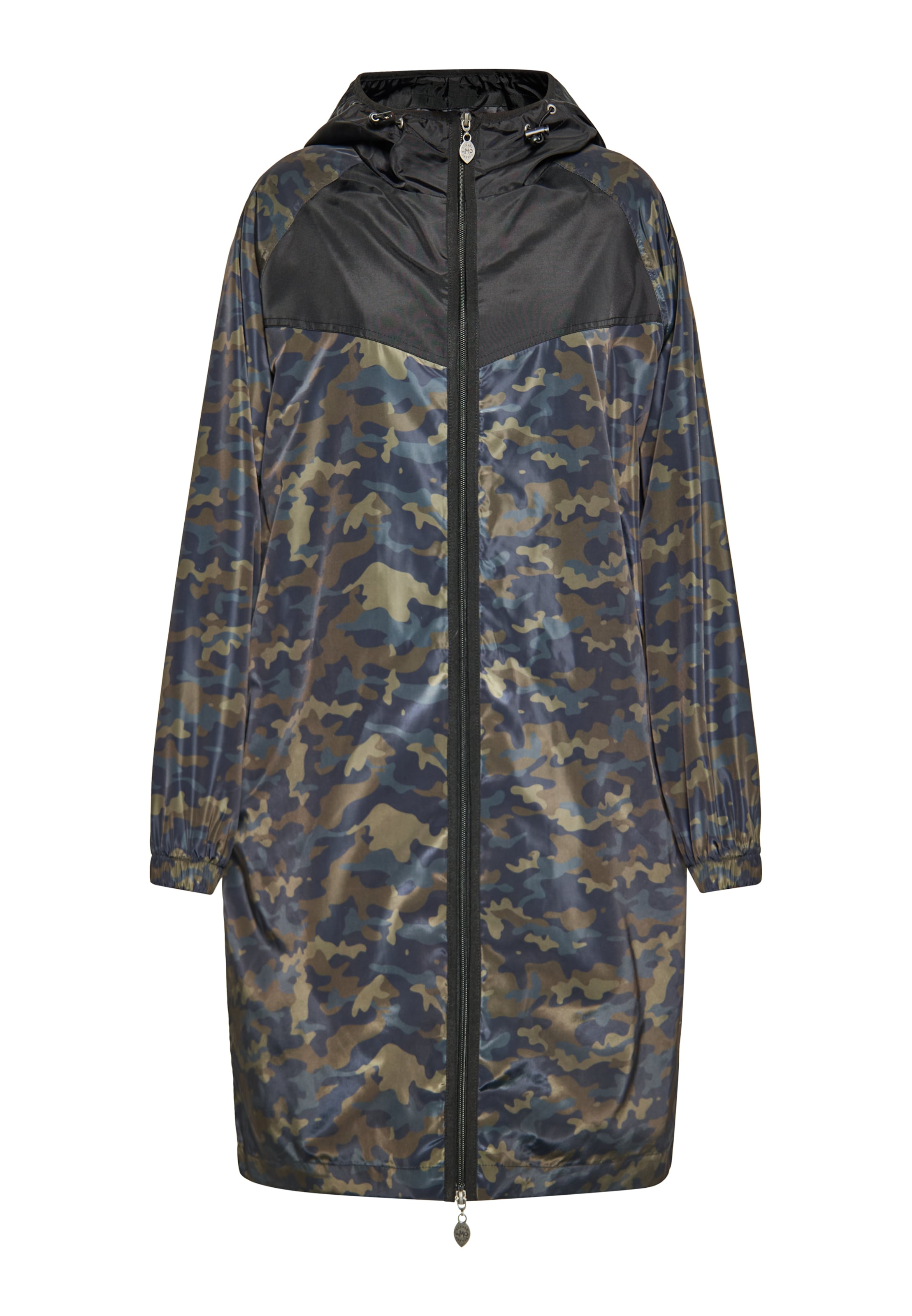 myMo ATHLSR Kevad-sügismantel, värv roheline: eest vaates