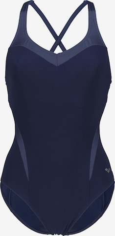ARENA Bustier Shaping-badpak 'BODYLIFT ISABEL' in Blauw: voorkant