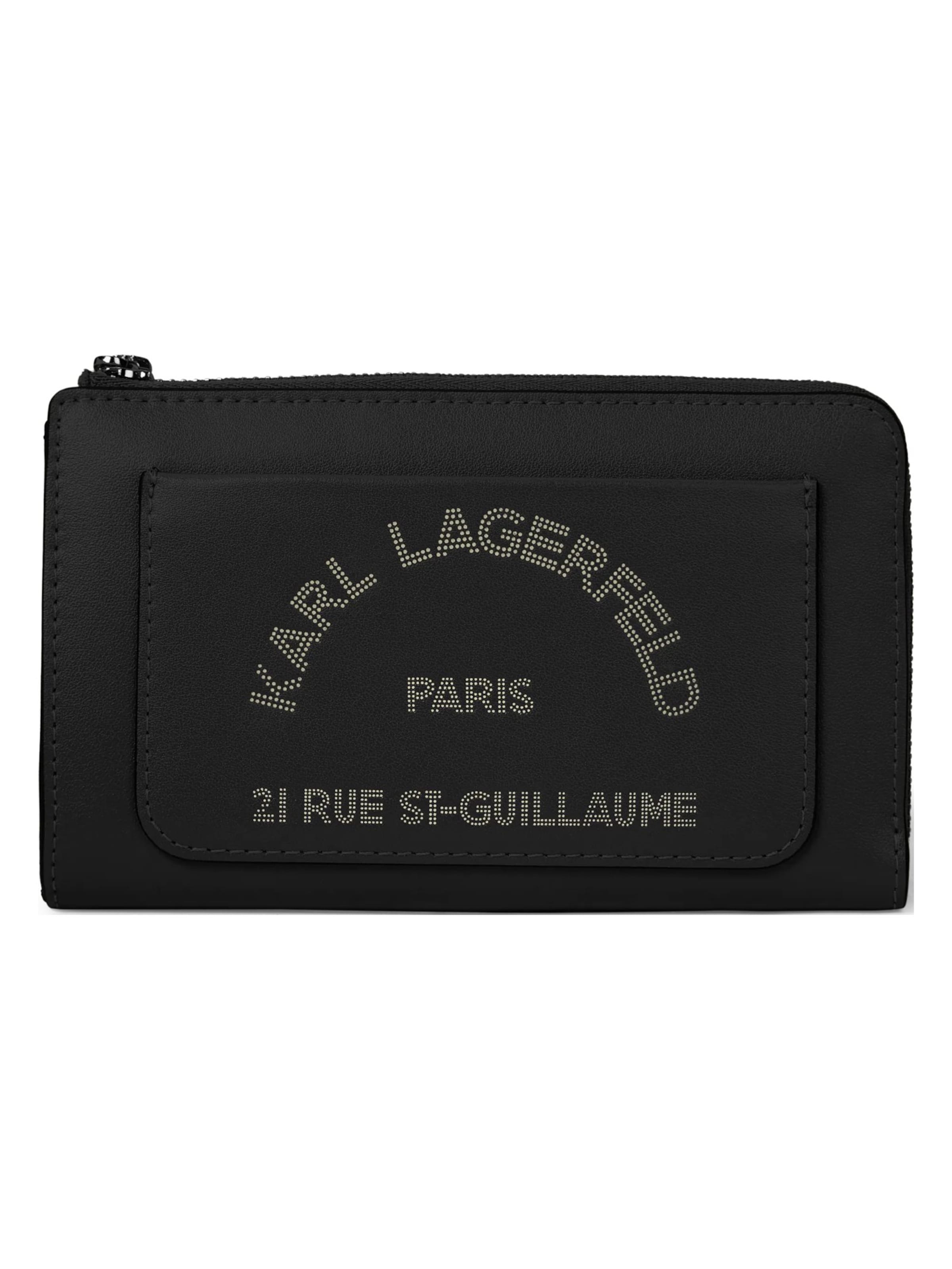 Karl Lagerfeld - Carteiras 'K/Daily' em preto: frente