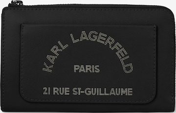 Porte-monnaies 'K/Daily' Karl Lagerfeld en noir : devant