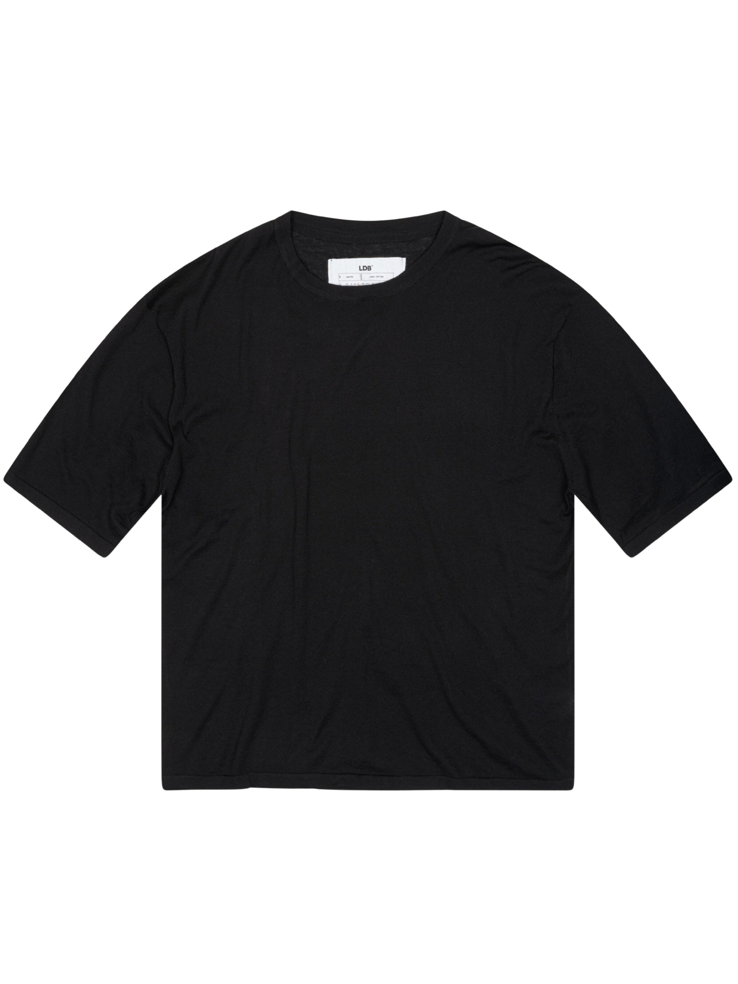 T-Shirt 'Plume' LDB en noir : devant