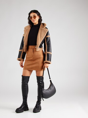 ABOUT YOU Skirt 'Elena' in Brown