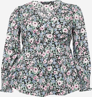 Dorothy Perkins Curve Bluse i blå: forside