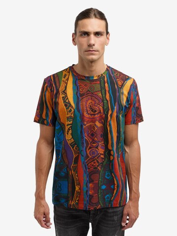 Carlo Colucci T-Shirt ' De Pretis ' in Mischfarben: predná strana