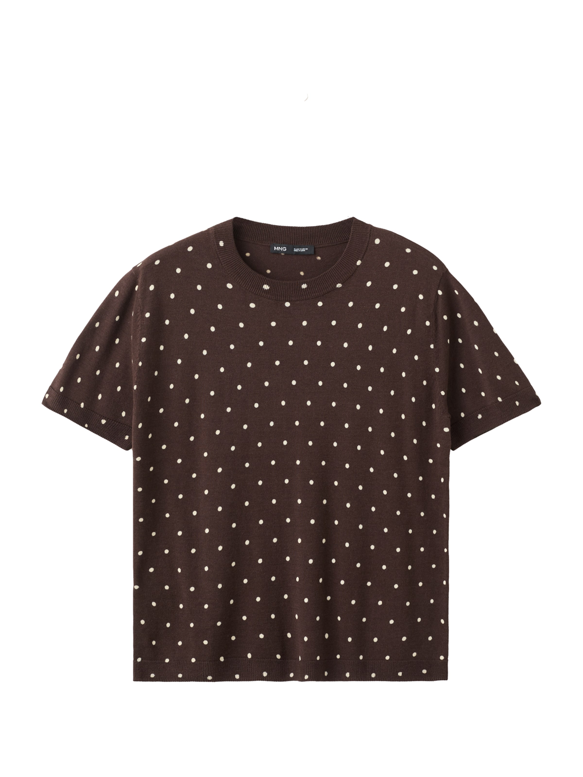 MANGO Пуловер 'SEVILLA' в кафяво: отпред