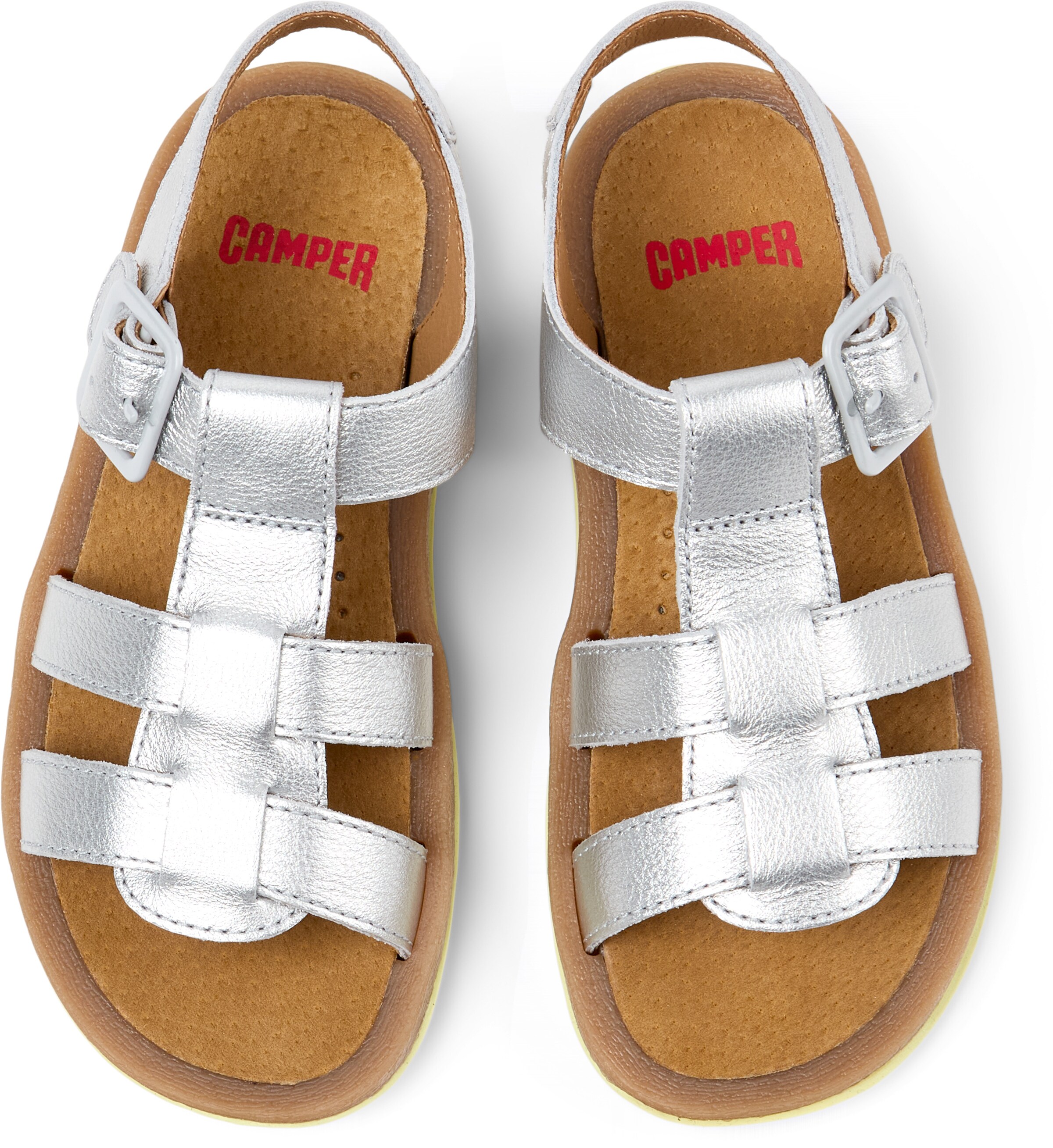 CAMPER Sandale 'Bicho' in Silber