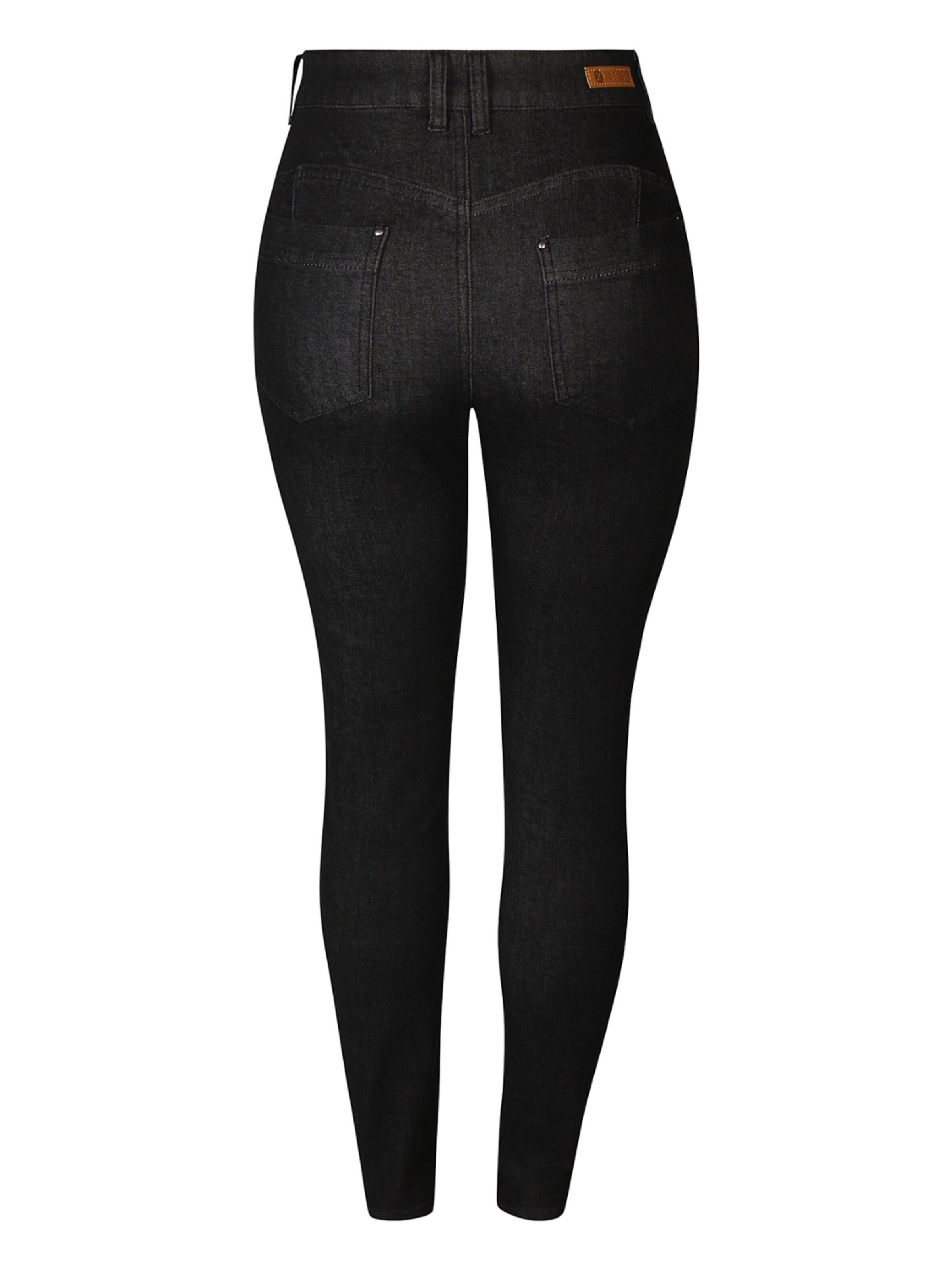 ze-ze Slimfit Jeans 'Shape 1 20' in Zwart