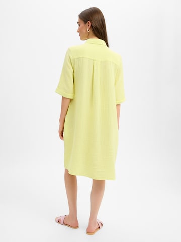 Robe-chemise Marie Lund en jaune