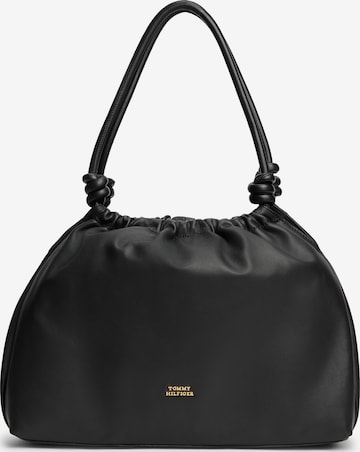 juoda TOMMY HILFIGER Rankinė ant peties: priekis