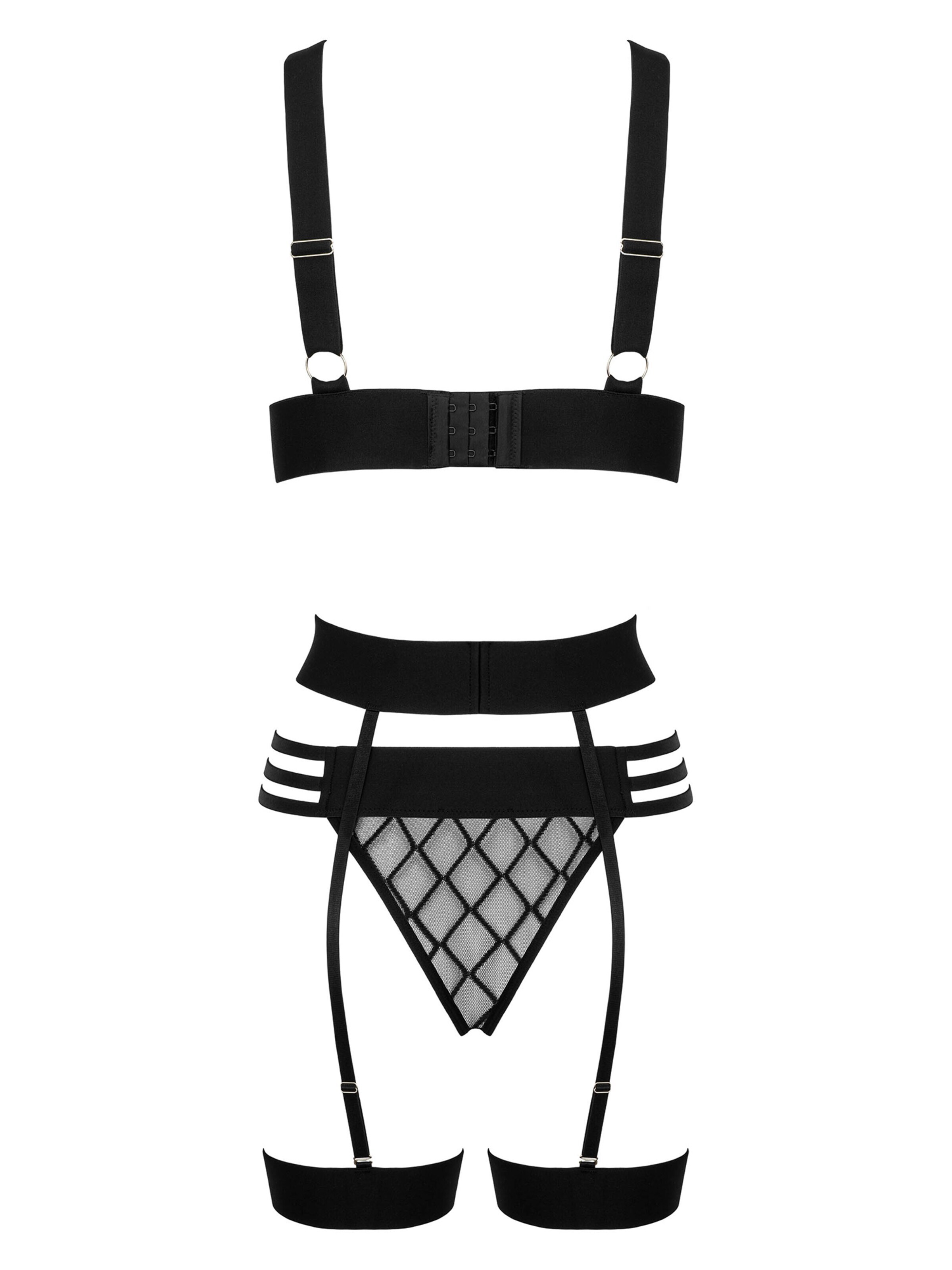 KOTEK Balconette Wäsche-Sets 'THP105'‌‌‌ in Schwarz