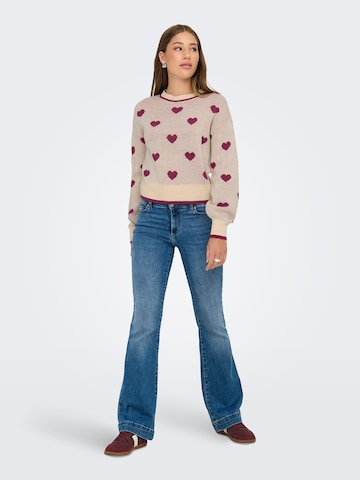JDY - Jersey 'JDYROMANCE' en beige