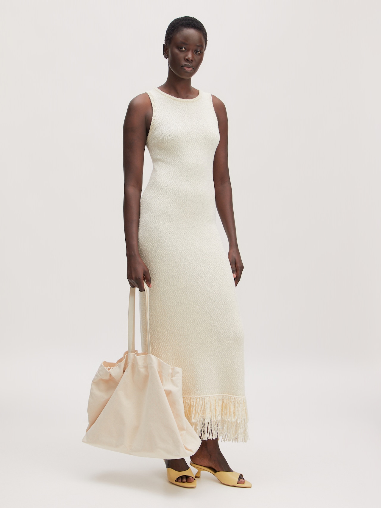 EDITED Jurk 'Alissa' Offwhite