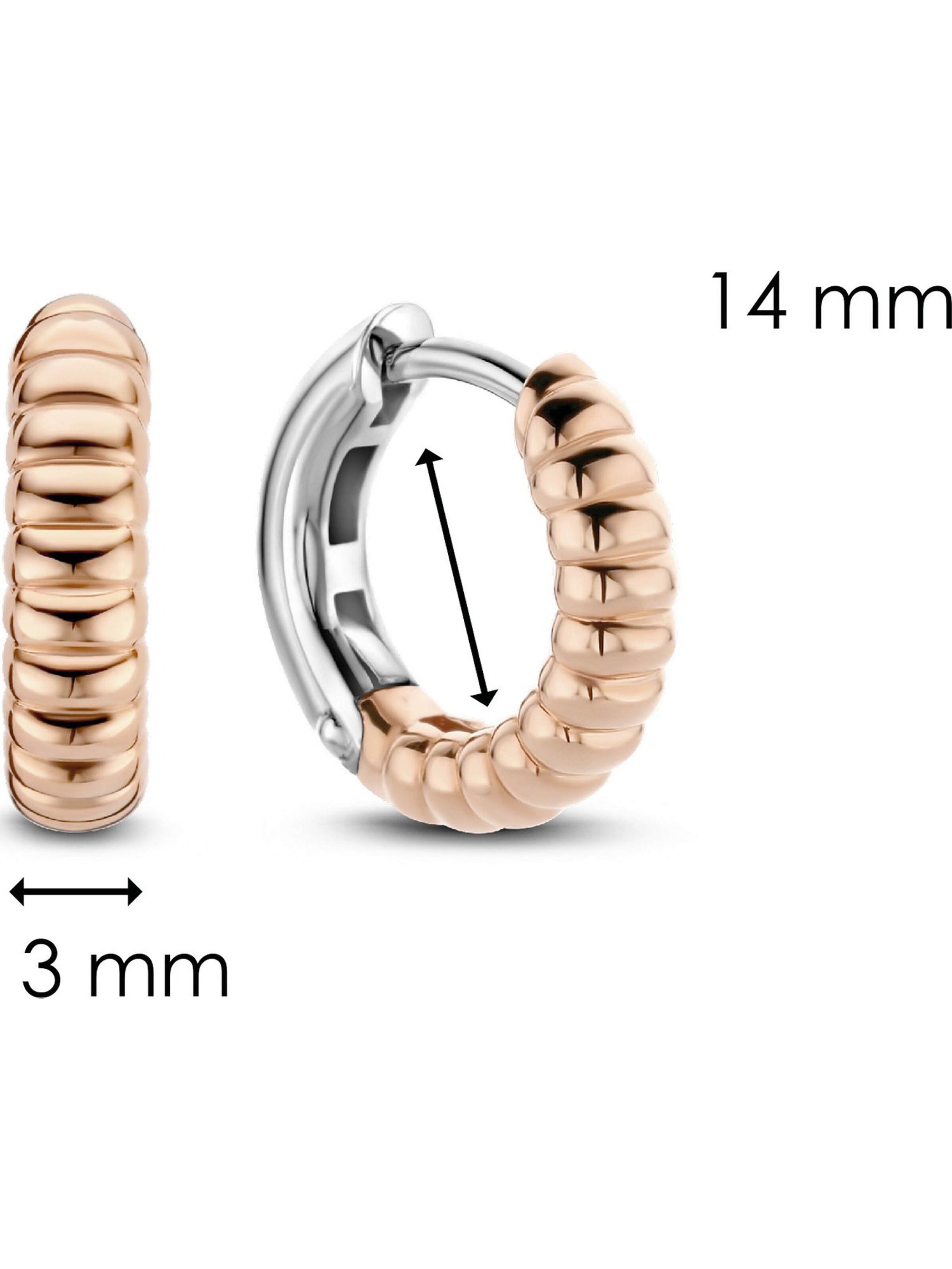 Ti Sento Milano Ohrringe in Pink