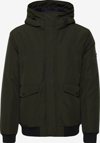 INDICODE JEANS Winter Jacket in Green: front