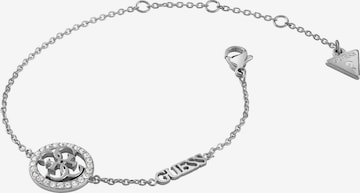 GUESS Bracelet 'Life In 4G' in Silver: front